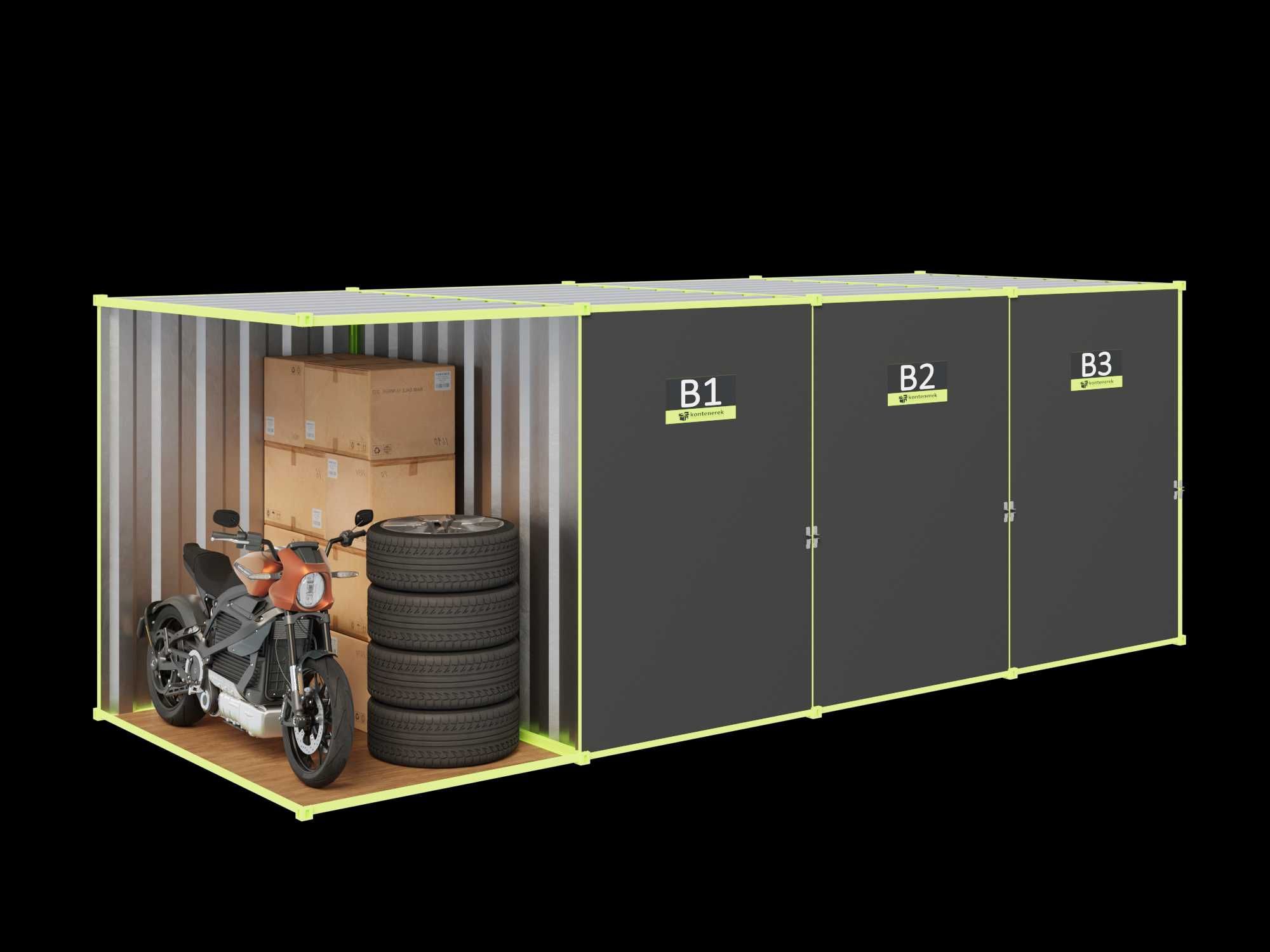 - 3m2 - Kontener/magazyn/komórka  - Self Storage Wrocław Swojczyce -