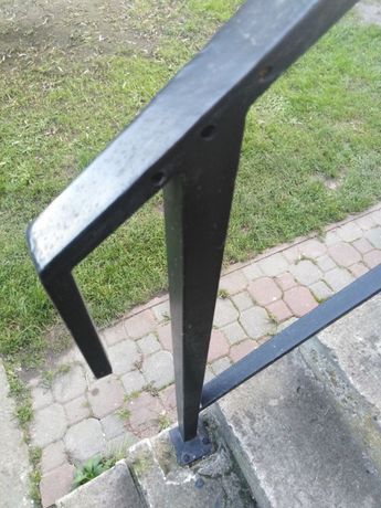 Balustrada metalowa ocynkowana czarna