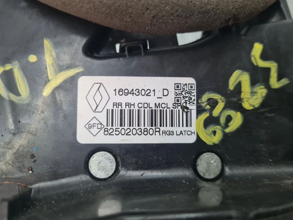 Fechadura / fecho porta trás direito RENAULT Megane IV Grandtour (K9A/