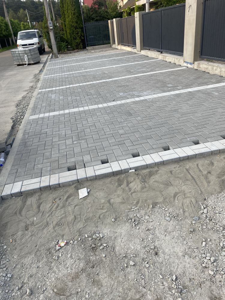 Укладка тротуарной плитки