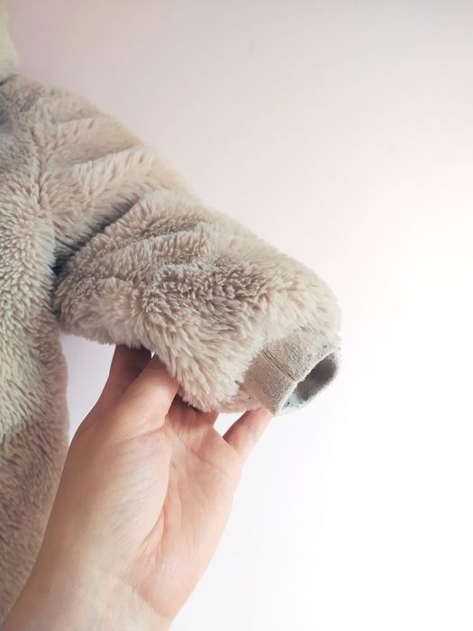 Śliczna pufferka, kurtka jesień/zima r. 92/98 beżowa