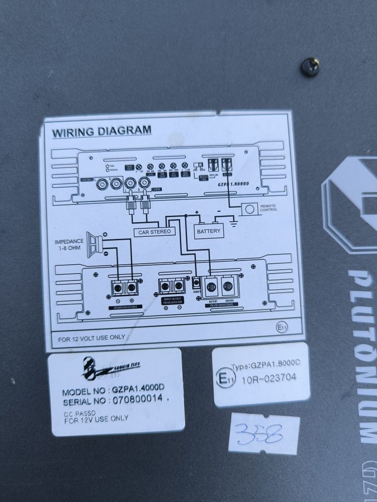 Wzmacniacz Ground Zero GZPA 1.4000D monoblok 4000 RMS mega jakość tani