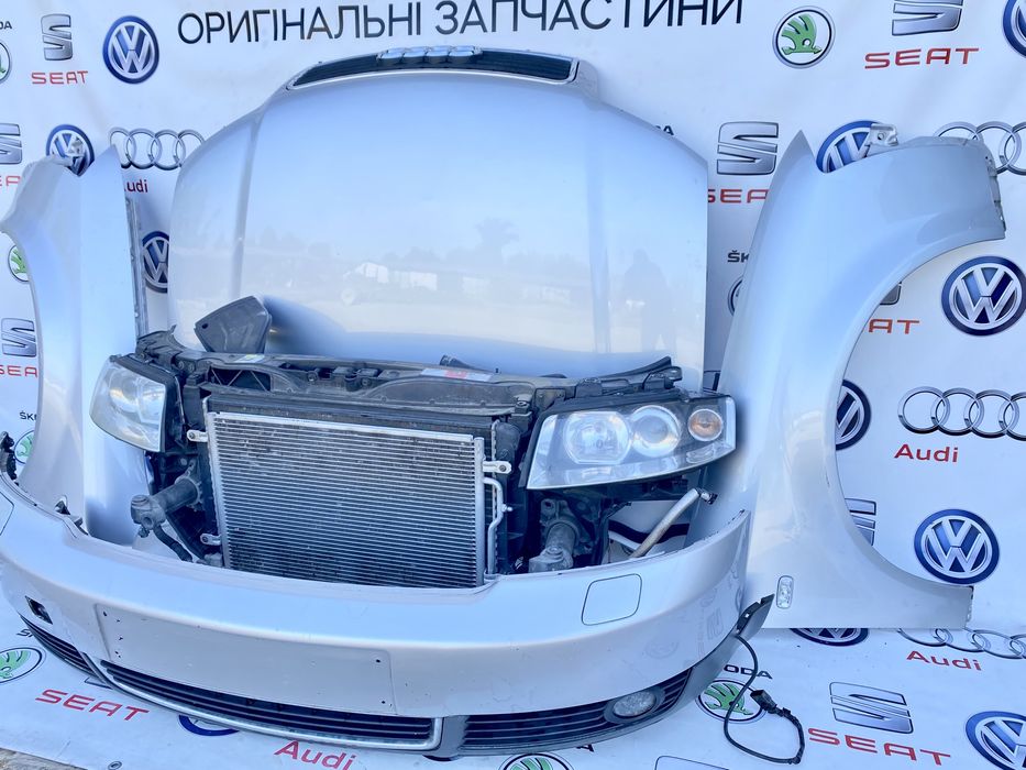 Бампер телевізор фара капот радіатор крило дифузор Audi A4 B6 Ауді A4