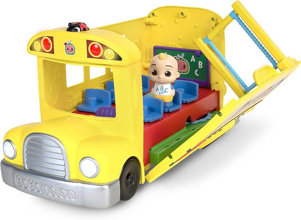 Музыкальный раскладной школьный автобус Кокомелон CoComelon School Bus