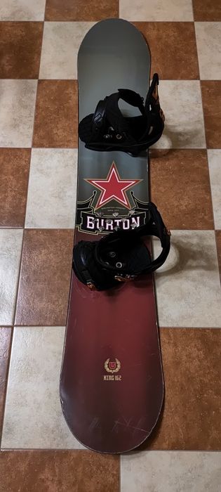 Deska, wiązania snowboard Burton