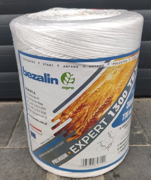 Sznurek rolniczy Bezalin TEX 1300 do balotów 3000m