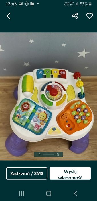 Stolik interaktywny edukacyjny dla dziecka