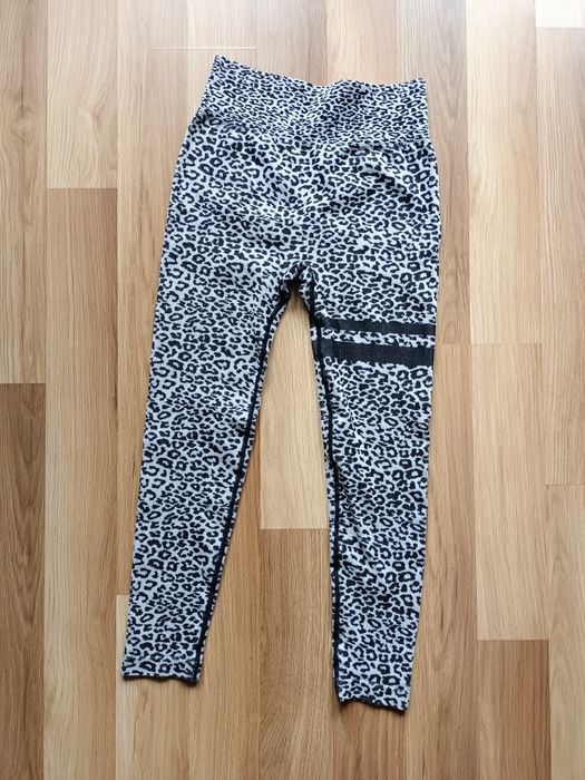 Legginsy bezszwowe panterka M push up