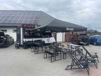 Stopexim  przyczepa gastronomiczna, foodtruck frytki belgijskie, fv 23%