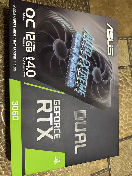 Відеокарта Nvidia geforce rtx 3060 asus dual 12 gb