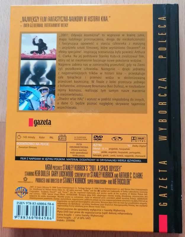 Film DVD "2001: Odyseja Kosmiczna"