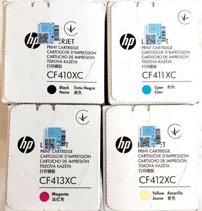 Продам новые картриджи HP 410X CF411X, CF412X, CF413X