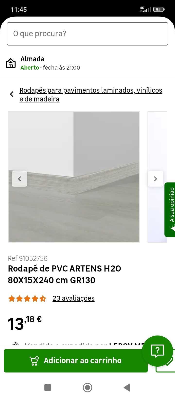 Rodapés cinza novo