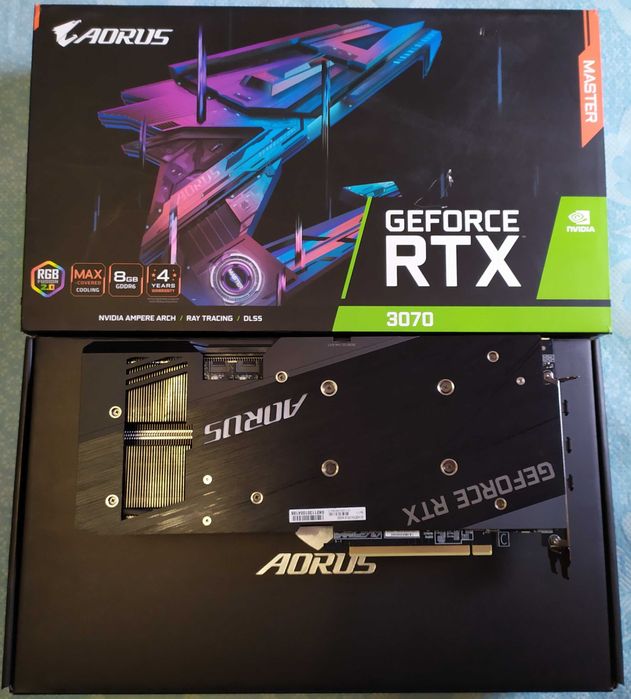Gigabyte Aorus GeForce RTX 3070 Master 8G