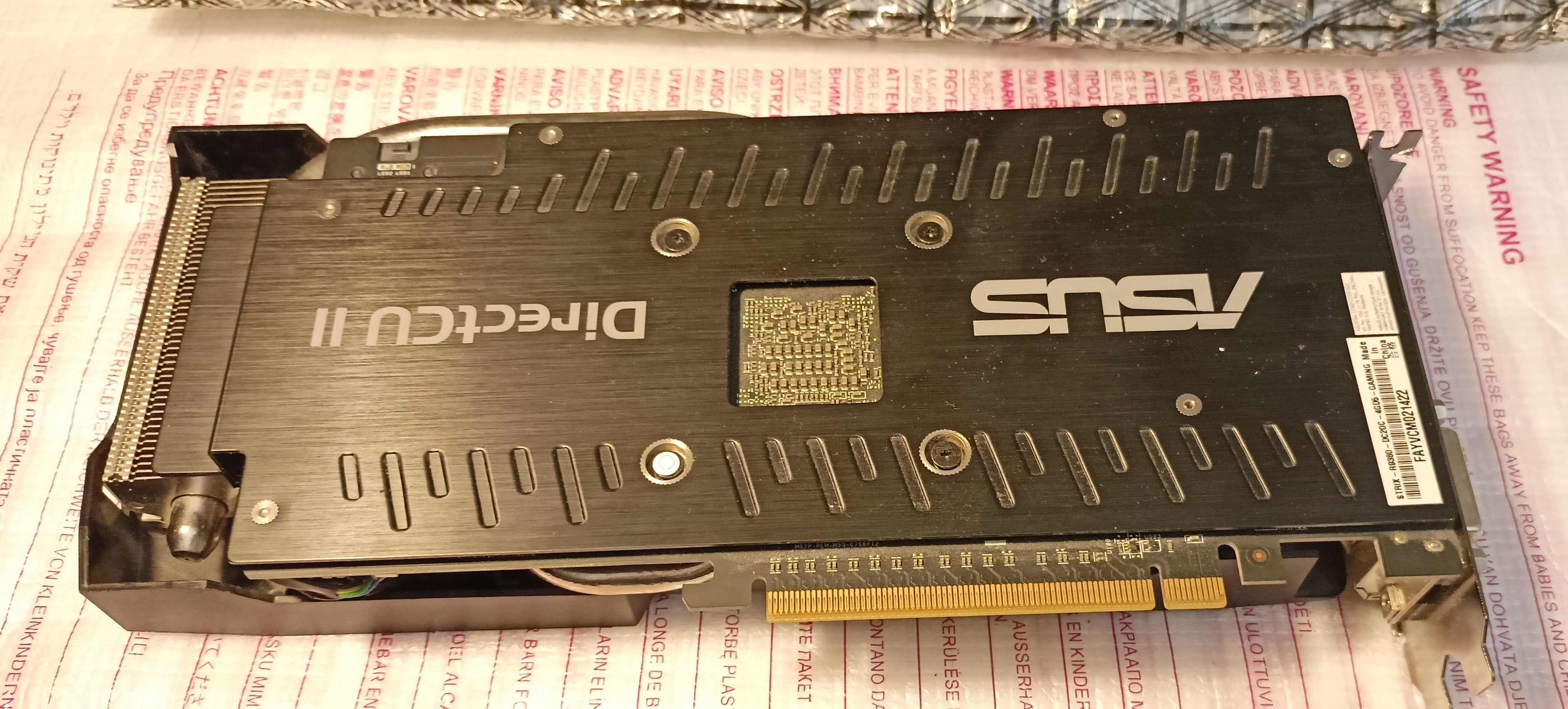 Відеокарта Asus Radeon R9 380X Strix 4GB GDDR5 (256bit) (970/5700)