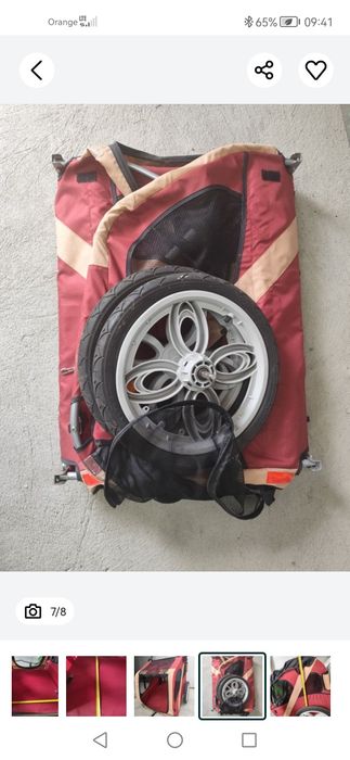 Przyczepka transporter rowerowy dla psa