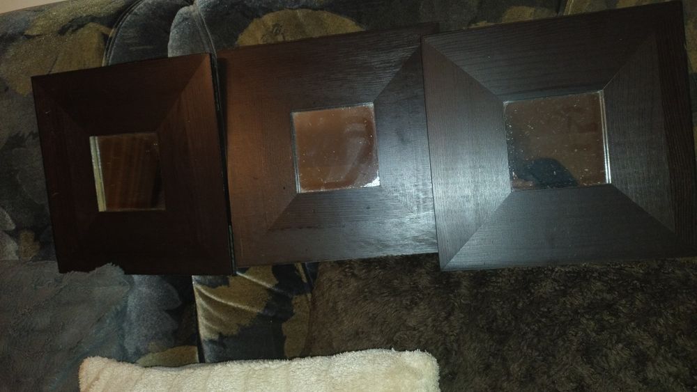 Trzy lusterka z Ikei