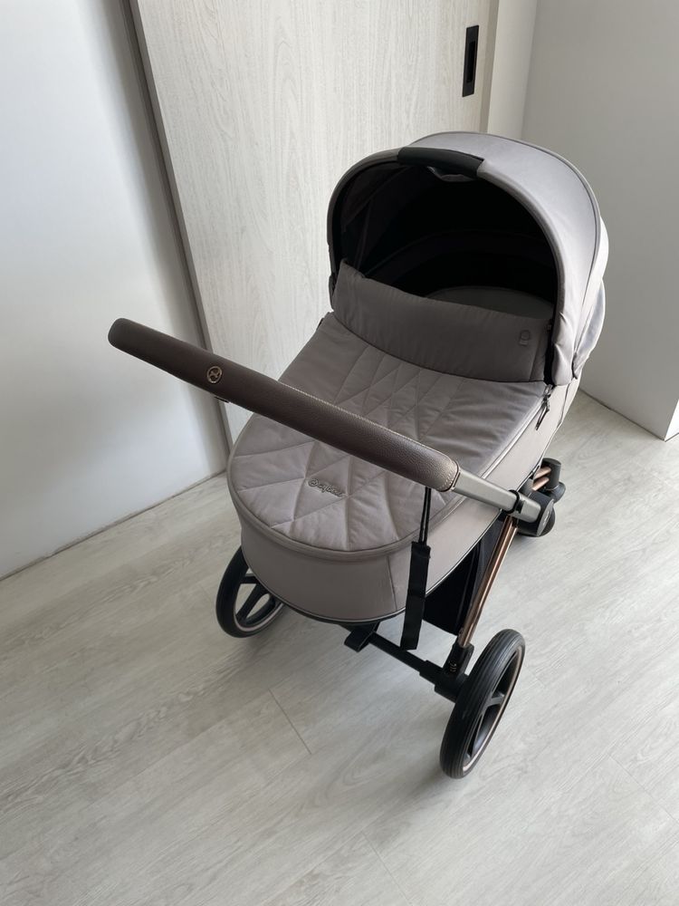 Cybex Priam сайбекс коляска 3 в 1 автоклісло люлюка прогулка шасі