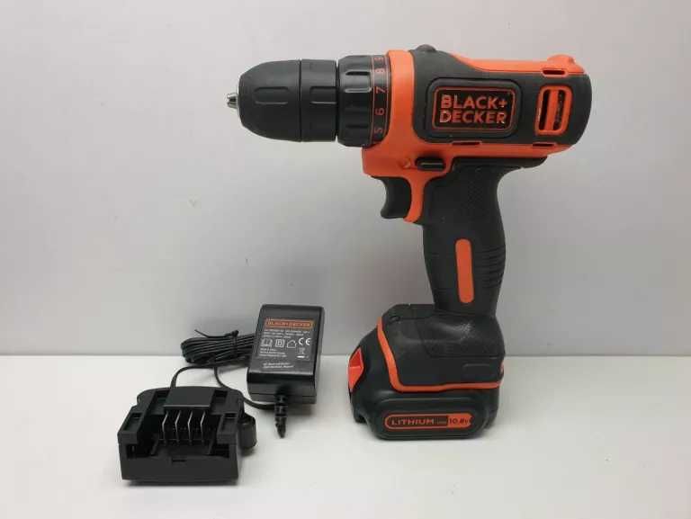 Wkrętarka Black+Decker zasilanie akumulatorowe 10,8 V BDCDD12