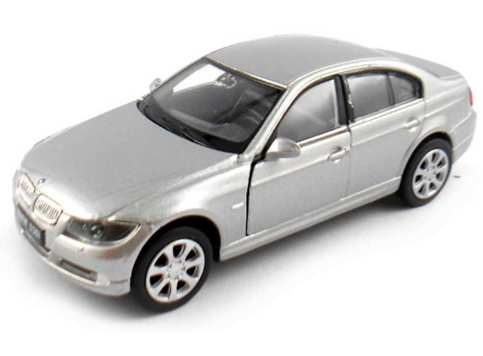 BMW 330i model WELLY 1:34 srebrny