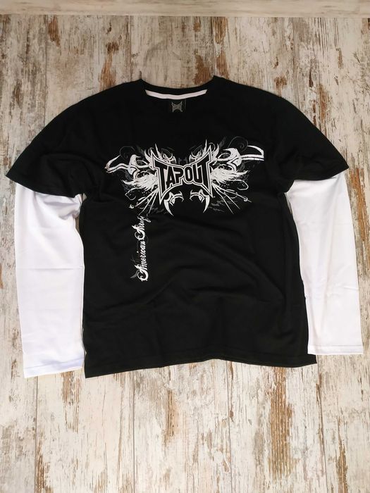 Продам лонгслів Tapout American arrogant BLACK sk8 Y2K