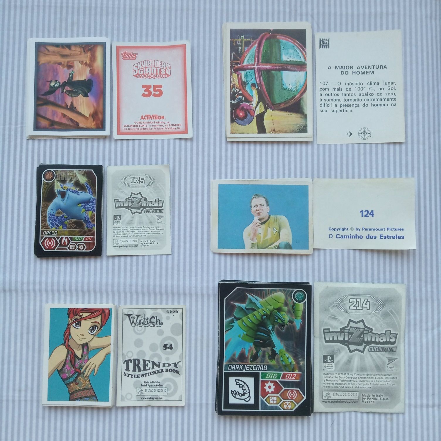 Lote de CROMOS de diversas Coleções