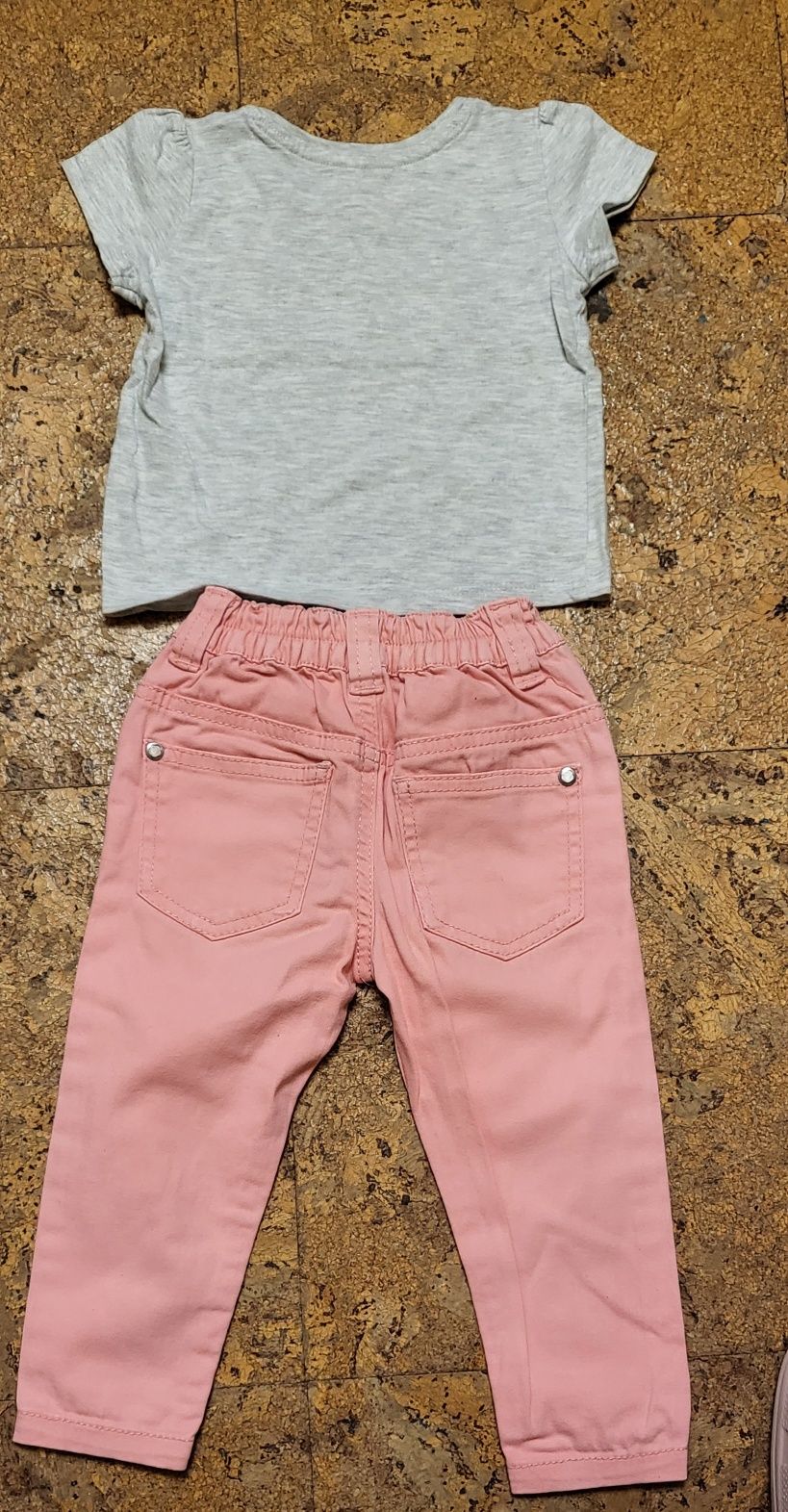 Calça e t-shirt tam.9/12meses