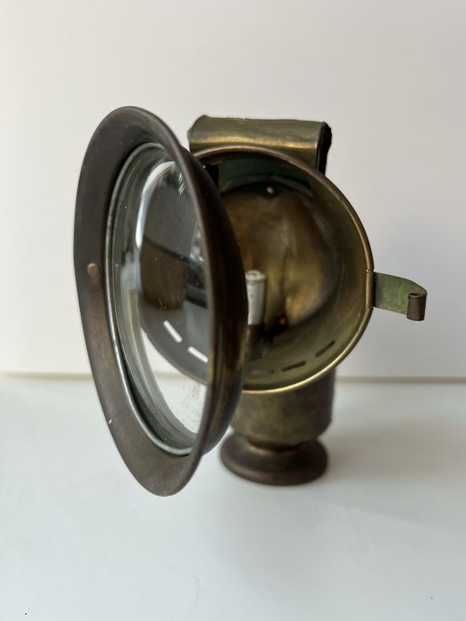 Przedwojenna lampa karbidowa Otto Charlach Scarlach-Lampe Nürnberg