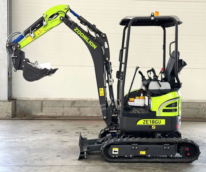 Zoomlion ZE18GU  Minikoparka, 3Lata Gwarancji, silnik Kubota (bobcat,cat ) 69 tys.netto
