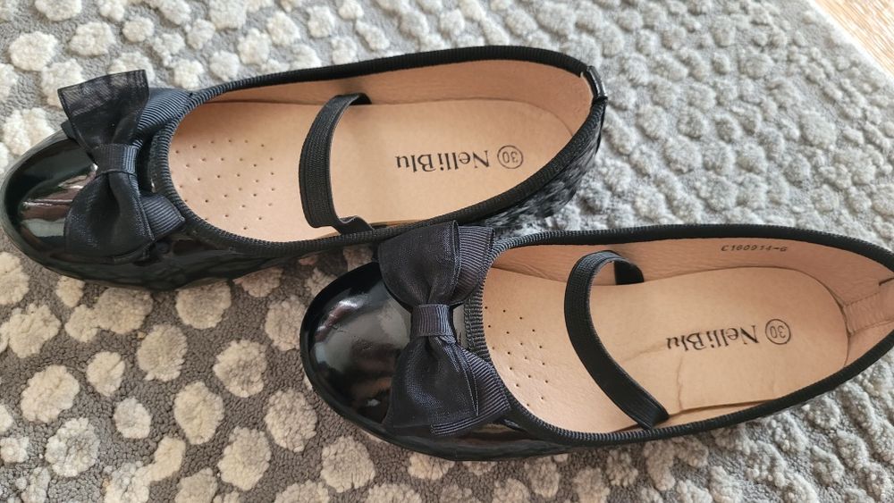 Botki czarne eleganckie 30