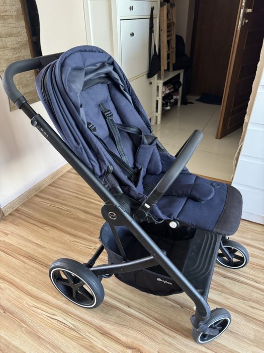 Wózek cybex balios s lux navy blue zestaw parasolka śpiworek uchwyt