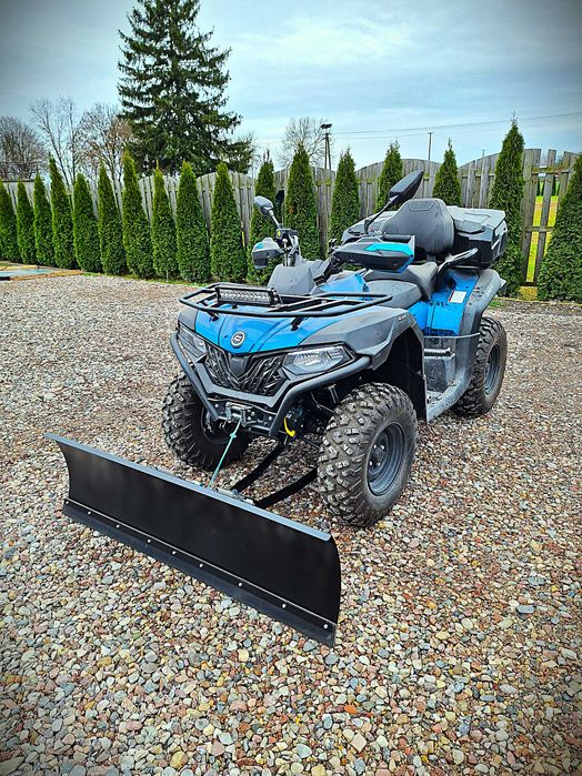 Pług do śniegu do quada spych CZARNY 150cm zaczep KLIK płyta PRODUCENT