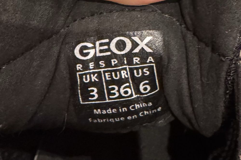 Tenis castanhos e bejes da Geox