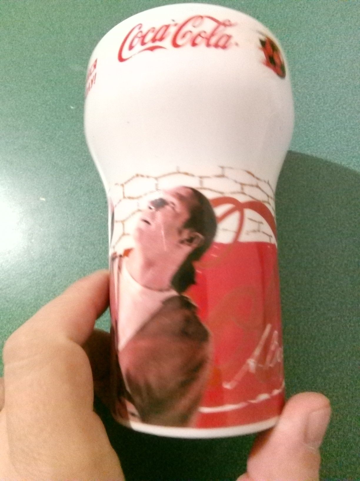 Стакан фарфоровий Кока+кола,coca+cola.ціна 35 грн,за стакан.