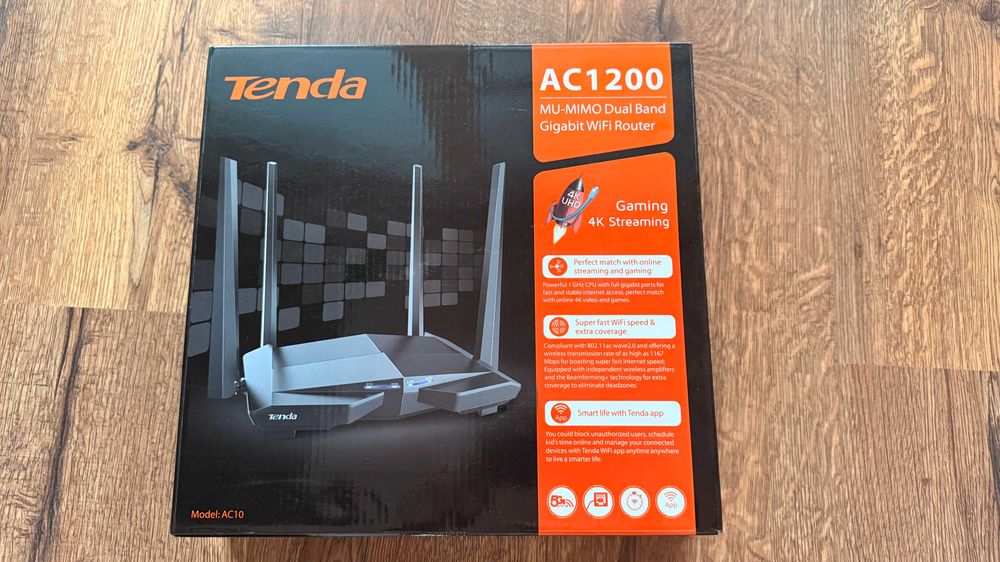 Router TENDA AC10 2.4 / 5 GHz (DualBand) AC1200