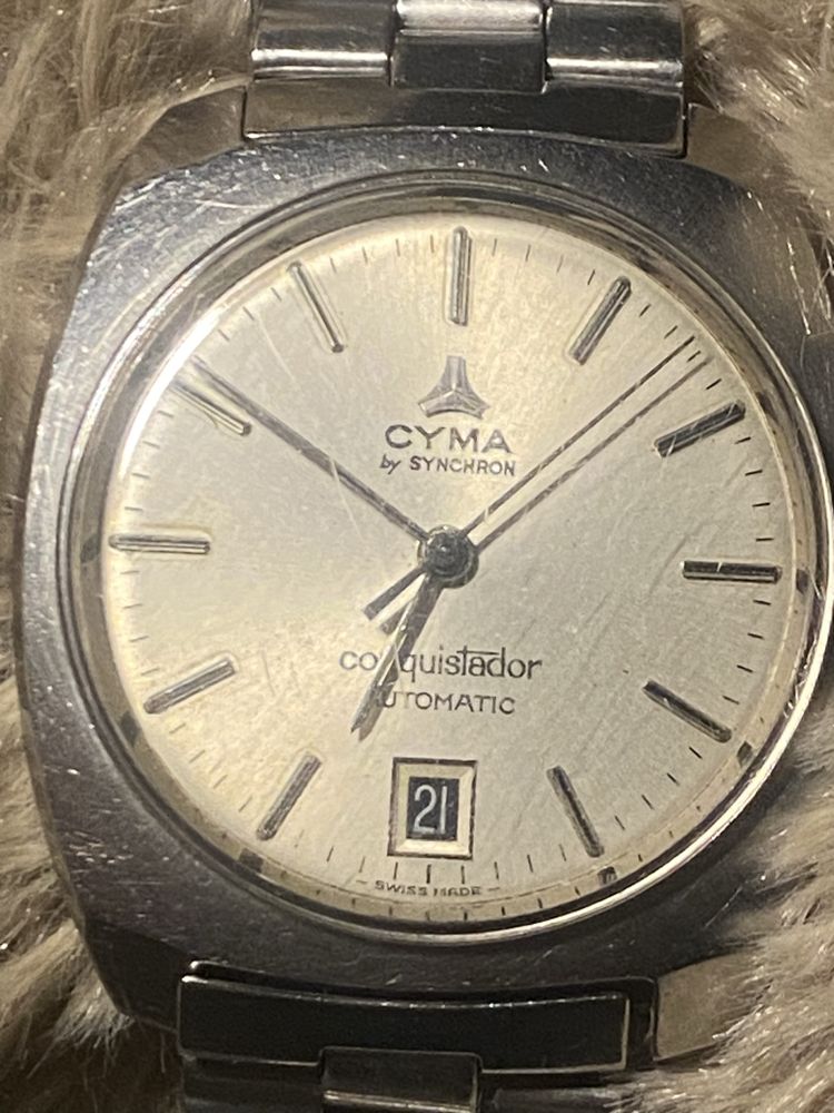 CYMA by Synchron Automatic zegarek vintage automatyczny