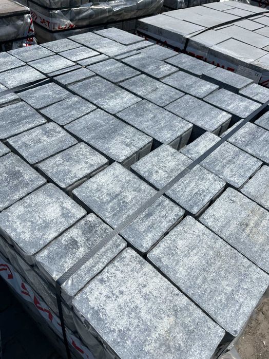 Kostka Tero 6cm Srebrny Melanż Settline w cenie 66 zł/m2