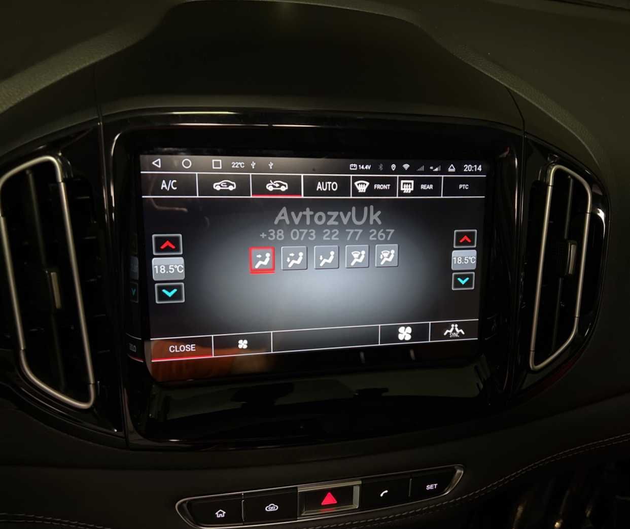 Магнитола TIGGO 5 Chery Тигго 7 GPS USB 2 дин Tesla CarPlay Android 14