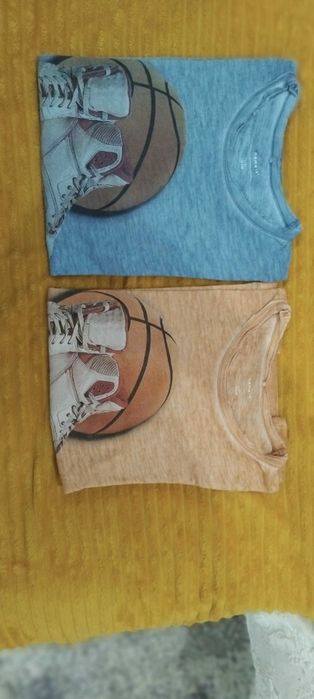 T-shirt manga comprida tam. 7/8