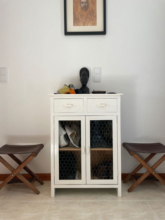 Móvel madeira maciça Branco