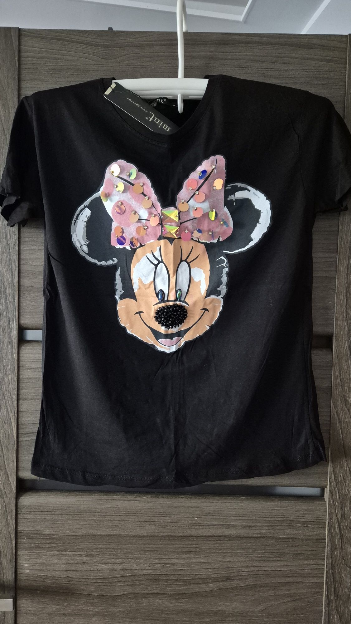 Mint bluzka T-shirt koszulka roz M Myszka Miki nowa