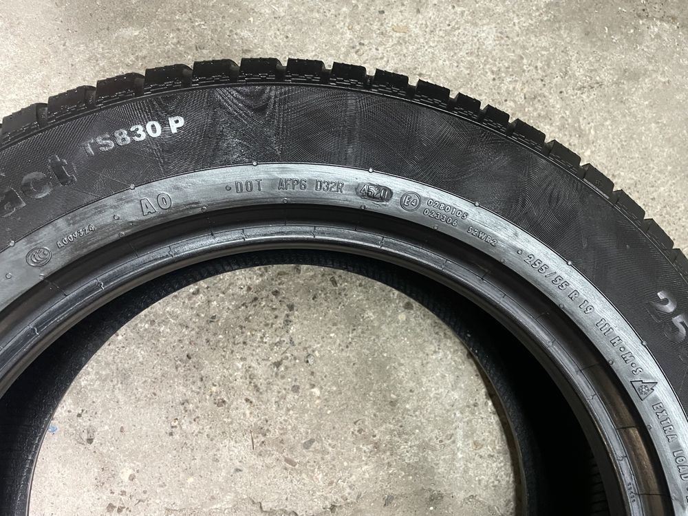 4x opony zimowe 255/55 r19 111H Continental TS830P (2020r 7mm)