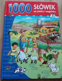 1000 słówek po polsku i angielsku - słownik obrazkowy dla dzieci