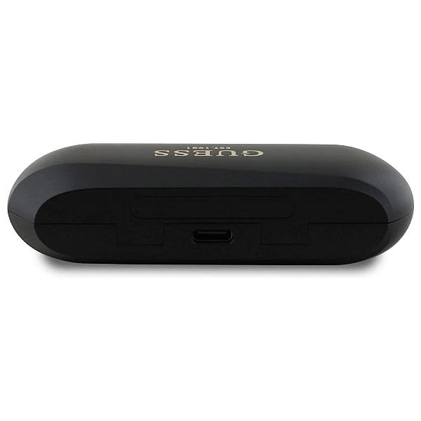 Słuchawki Guess Elongated Metalic Printed Logo Bluetooth TWS + stacja