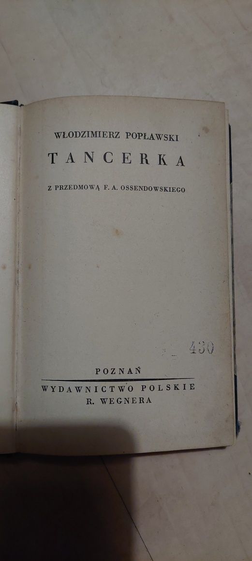 Tancerka - Włodzimierz Popławski 1930r.