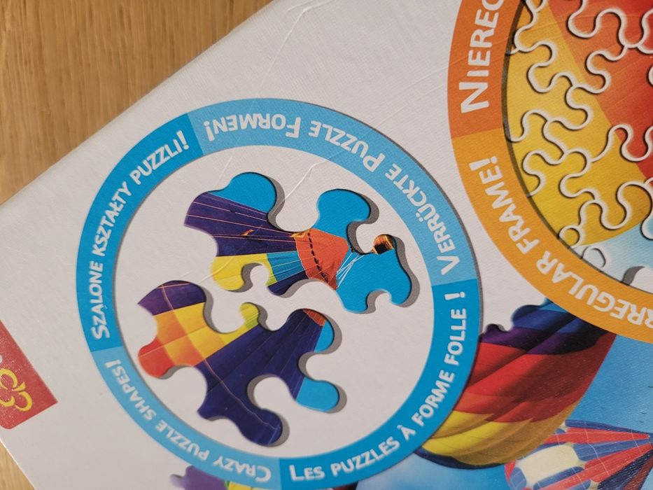 Trefl crazy shapes puzzle balony 600 elementów