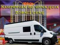 Wynajem Campervan Fiat Ducato Kamper 4 osobowy 2 łóżka osobne Isofix