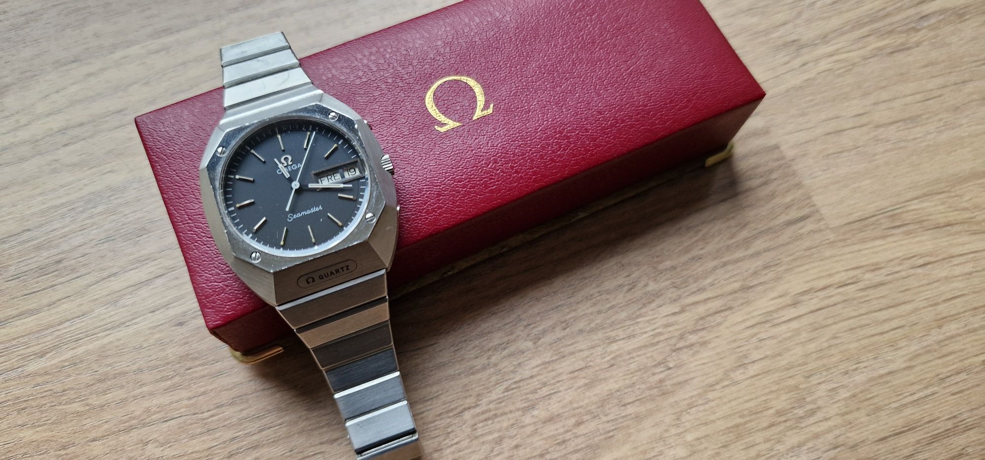 Omega Seamaster Quartz Vintage rarytas klasyczny zegarek okazja rolex