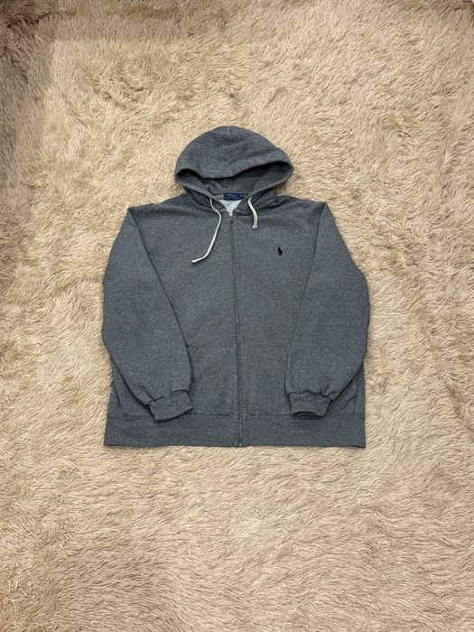 Серая кофта зипка зип худи polo ralph lauren поло ральф лорен оригинал