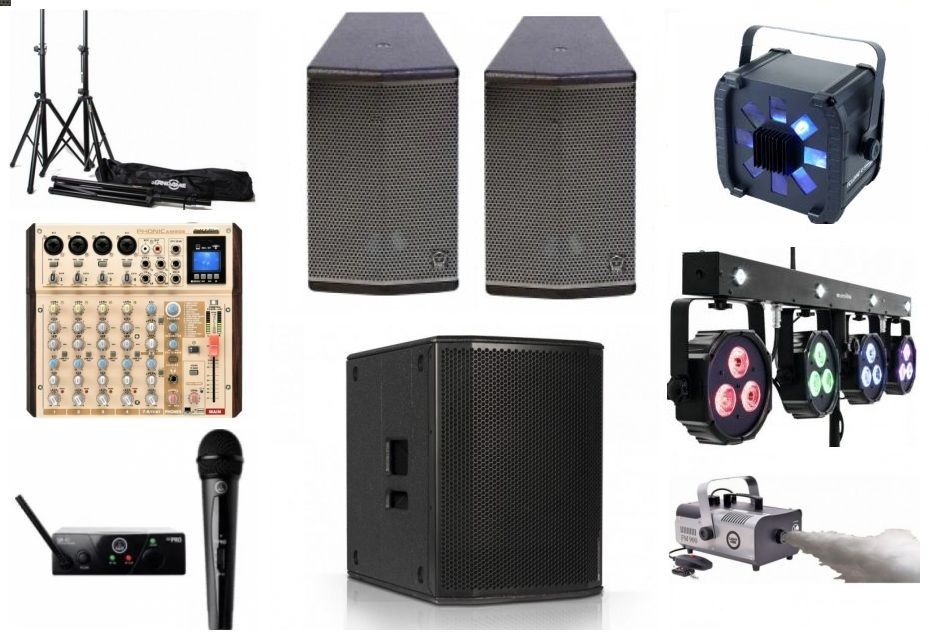 Wynajem nagłośnienia, nagłośnienie, oświetlenia, dj JBL 310, Chrzanów